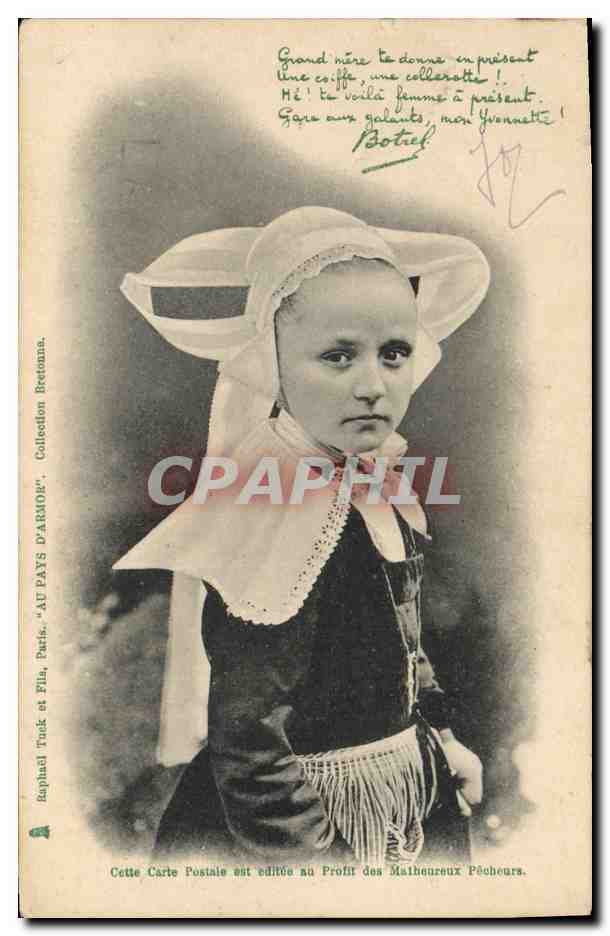 CPA Folklore Botrel Femme 
