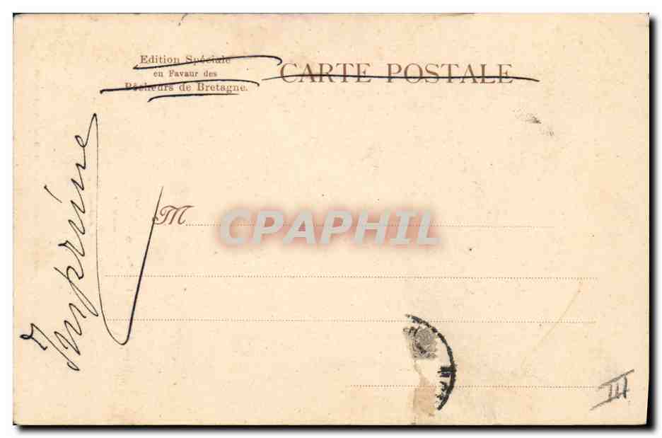 CPA Folklore Botrel Femme  — Verso