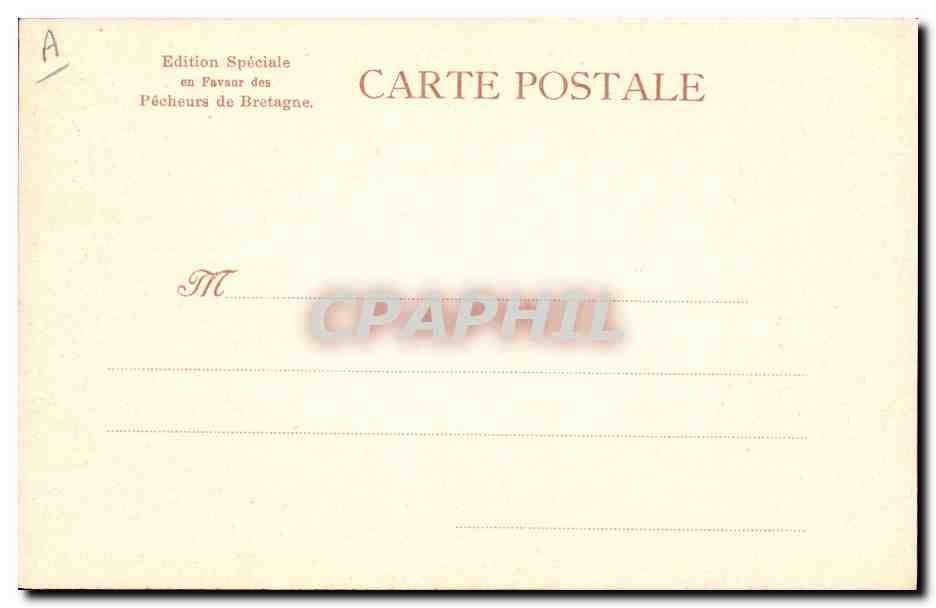 CPA Folklore Botrel Enfant  — Verso