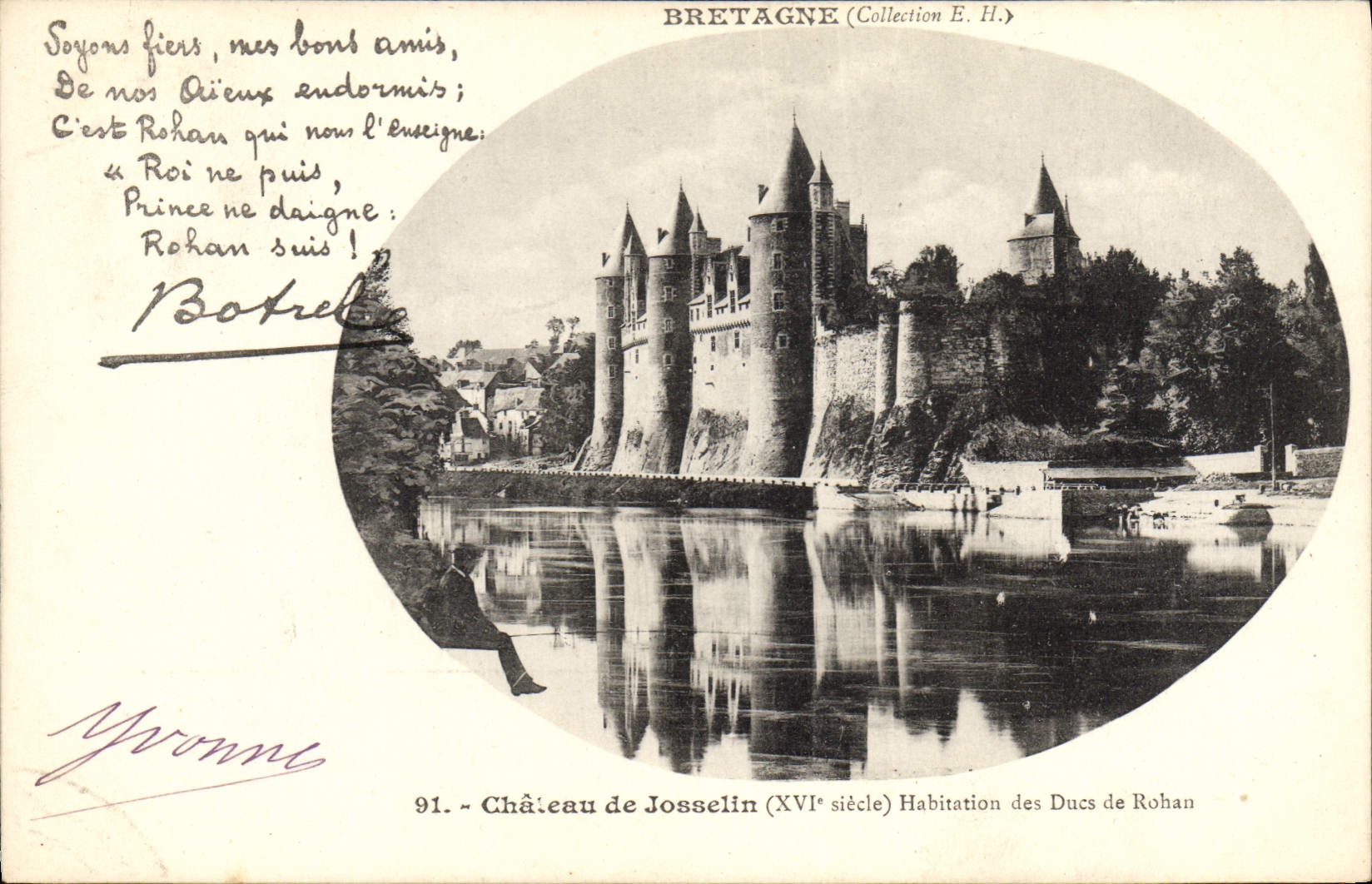 CPA Chateau de Josselin Habitation des Ducs de Rohan Botrel 