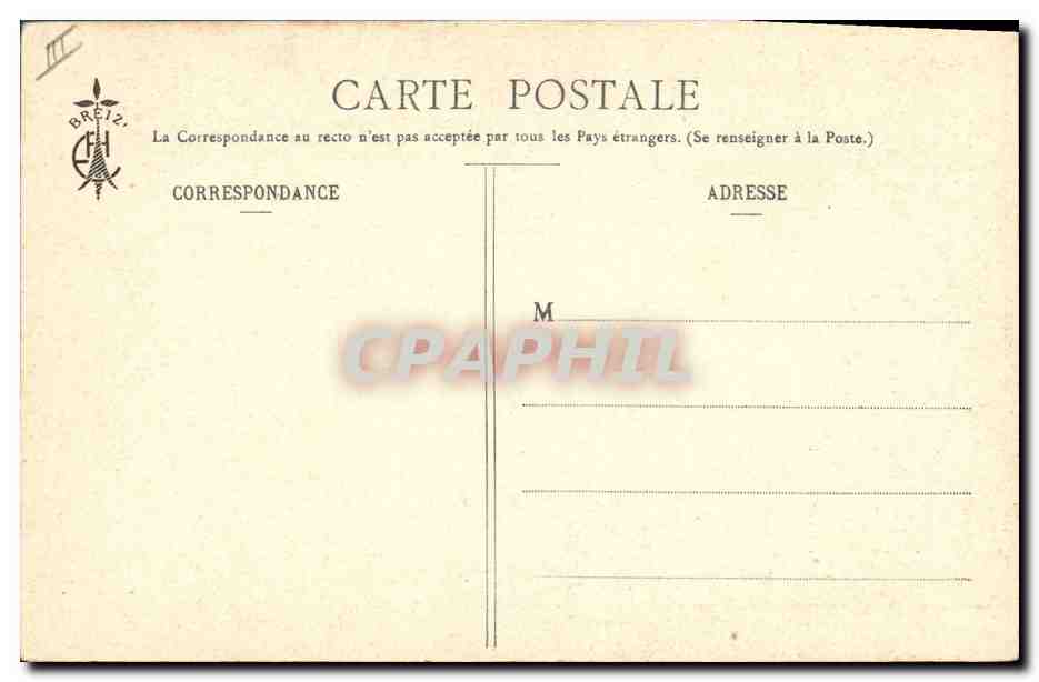 CPA Folklore Les chansons illustrees de Th Botrel Le bucheron  — Verso