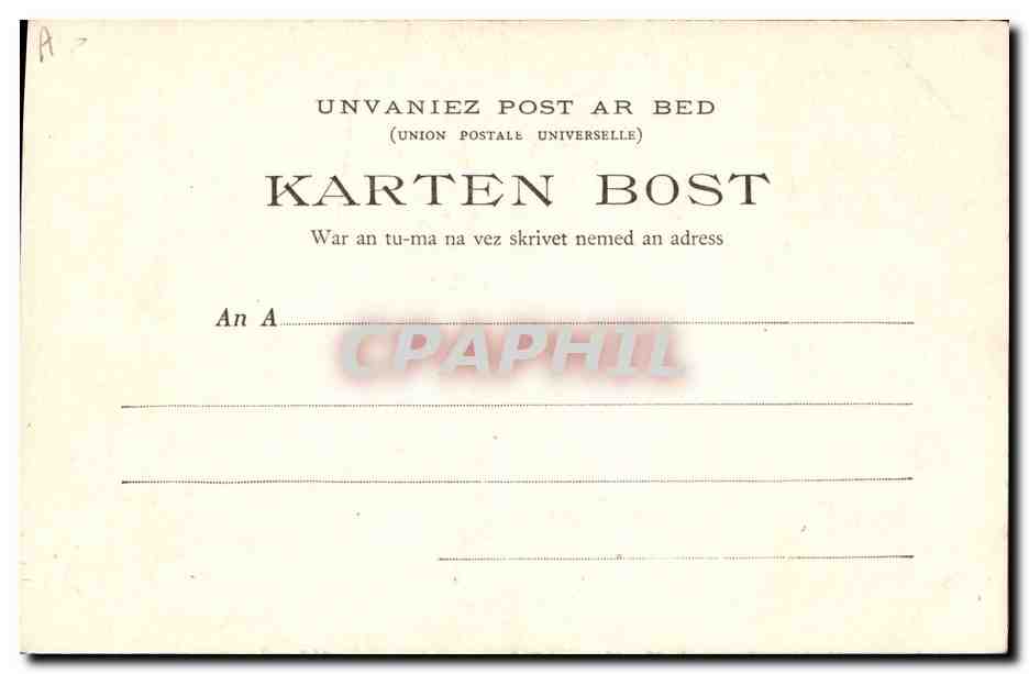 CPA Folklore Les chansons illustrees de Th Botrel Le fil casse Marin  — Verso