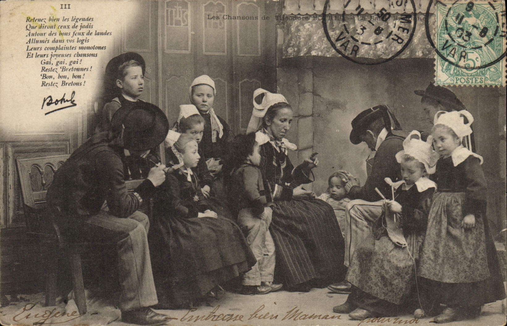 CPA Folklore Botrel 