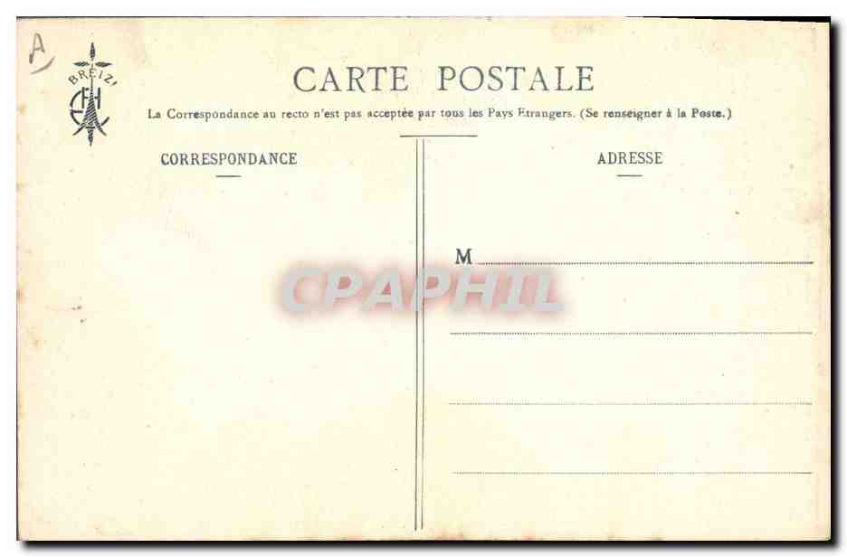 CPA Folklore Les chansons illustrees de Th Botrel Le voeu a St Yves  — Verso