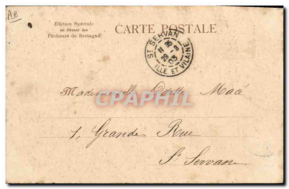 CPA Folklore Botrel  — Verso