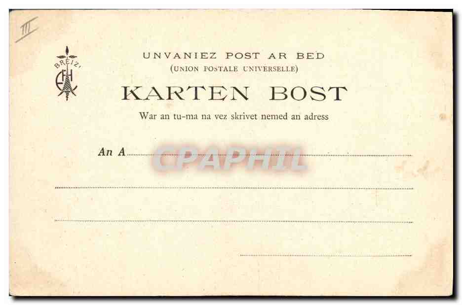 CPA Folklore Les chansons illustrees de Th Botrel Par le petit doigt  — Verso