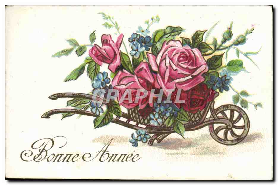 CPA Fantaisie Fleurs 