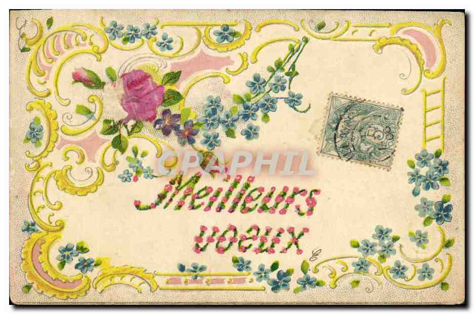 CPA Fantaisie Fleurs 