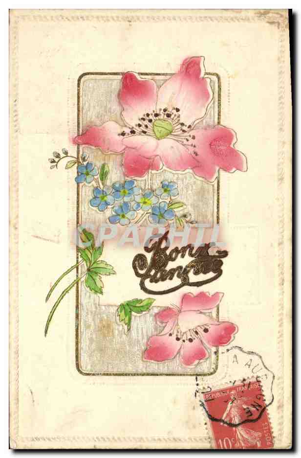 CPA Fantaisie Fleurs 