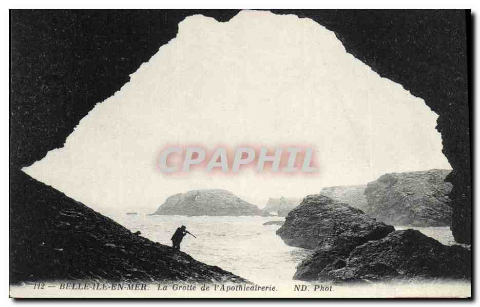 Belle-Île-en-Mer — La Grotte de l'Apothicaire — ND. Phol.