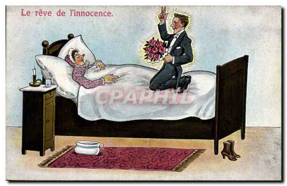 CPA Fantaisie Illustrateur Le reve de l'innocence 