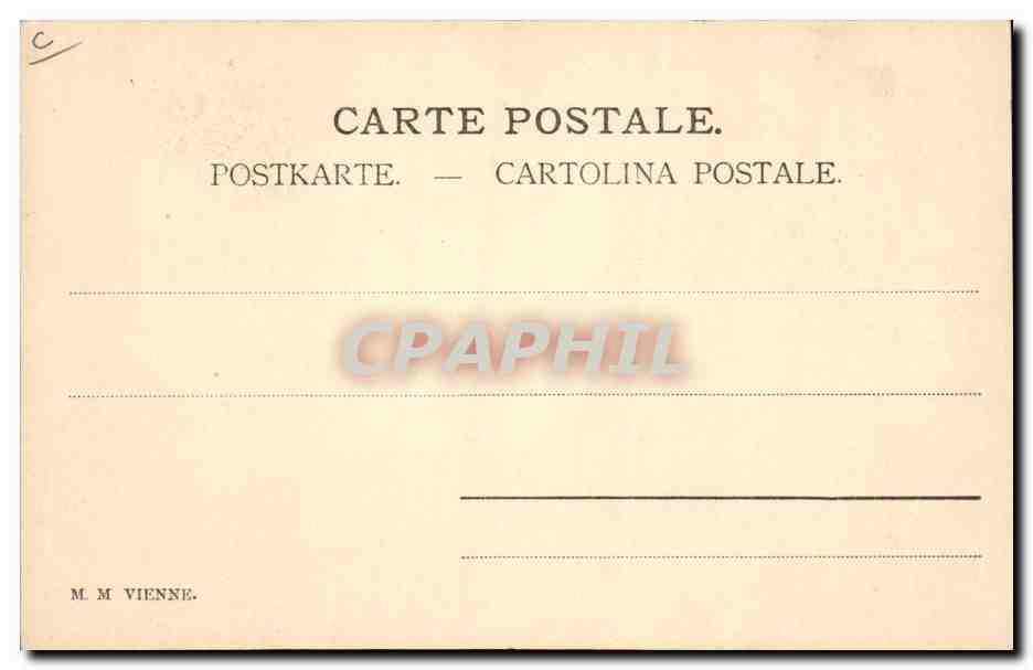 CPA Fantaisie Illustrateur Femme — Verso