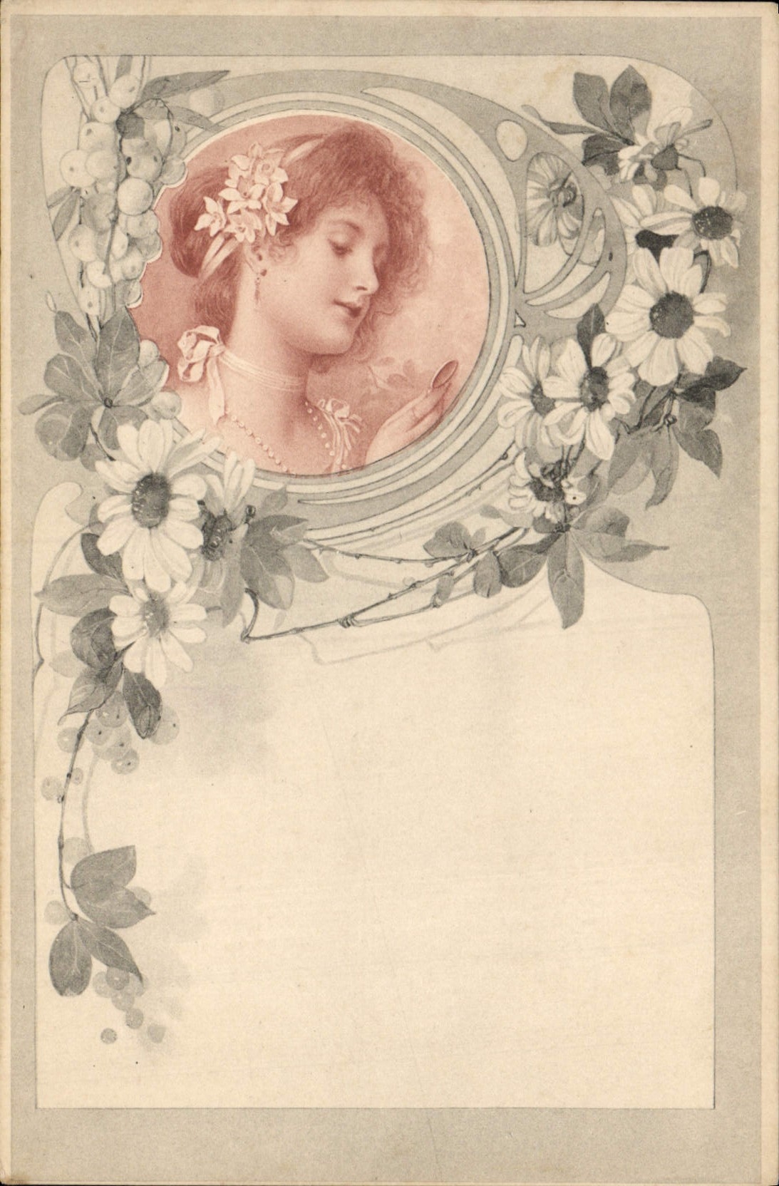 CPA Fantaisie Illustrateur Femme