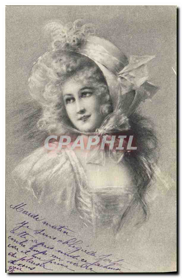 CPA Fantaisie Illustrateur Femme
