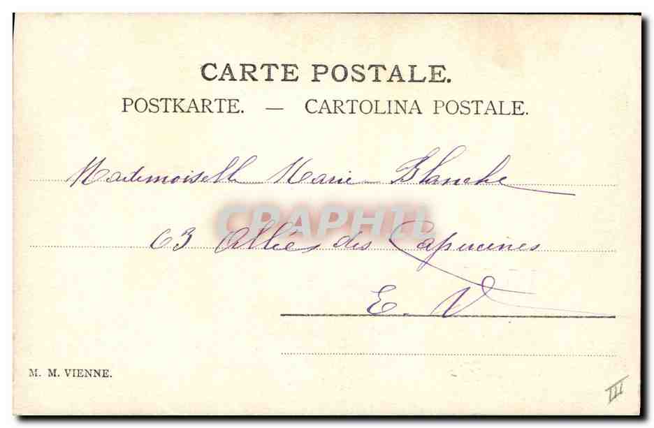 CPA Fantaisie Illustrateur Femme — Rückseite