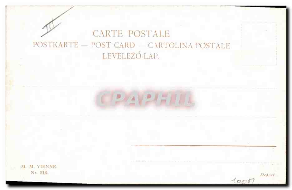 CPA Fantaisie Illustrateur Paysage — Rückseite
