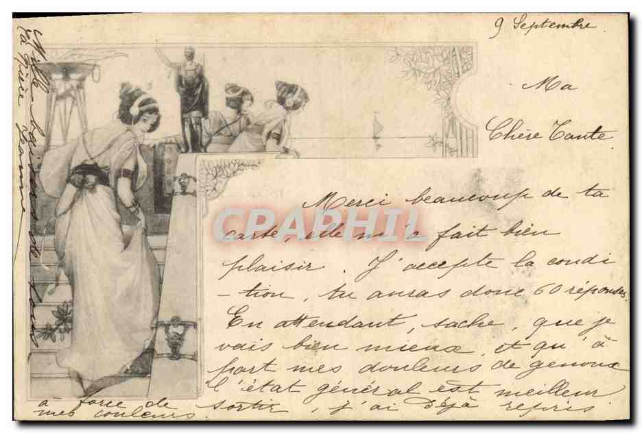 CPA Fantaisie Illustrateur Femmes