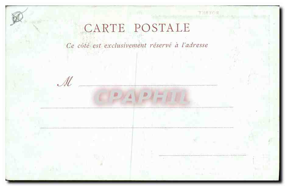 CPA Roybet La Sarabande  — Rückseite