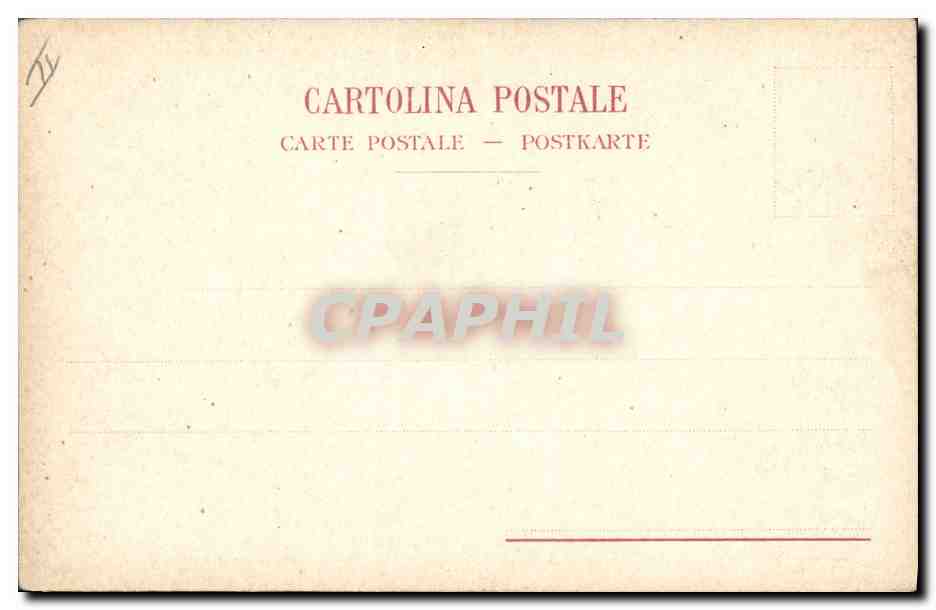 CPA Homme Femme Costumi Napoletani  — Rückseite