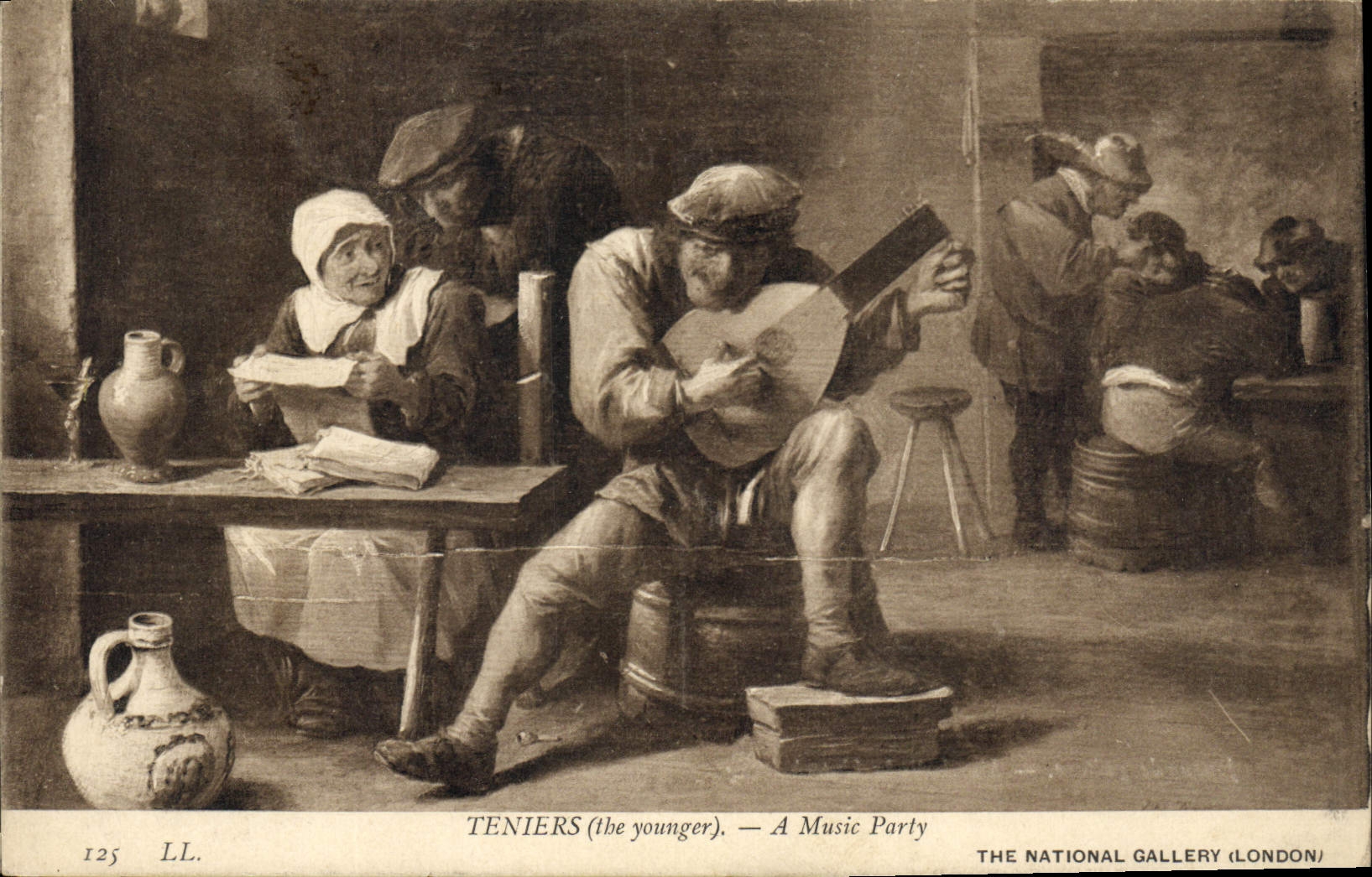 CPA Teniers A music party The National Gallery London 