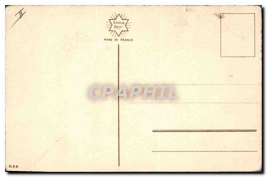 CPA Klein Fleurs  — Verso