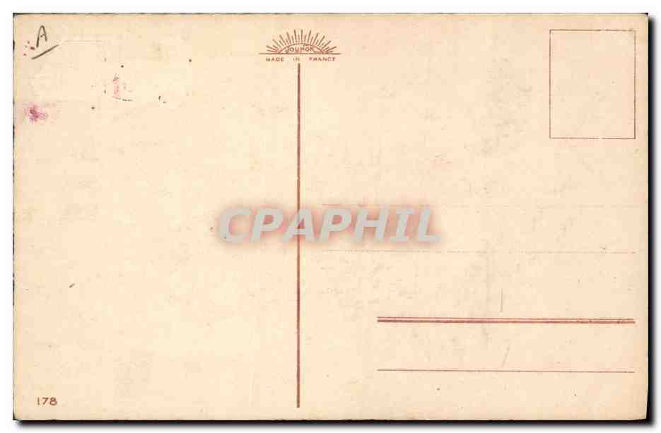 CPA Klein Fleurs  — Verso