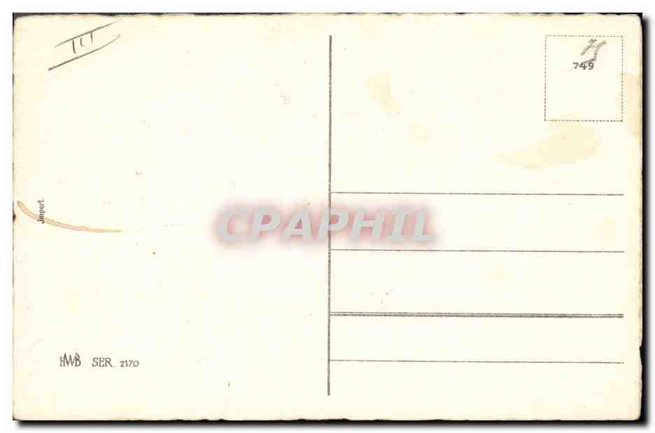 CPA Klein Fleurs  — Verso