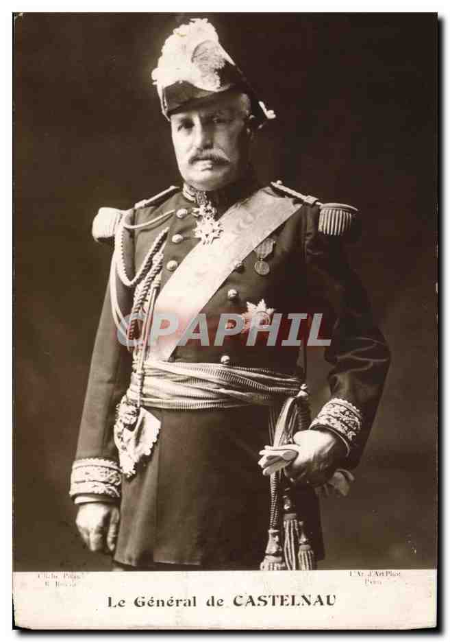 CPA Militaria General de Caselnau 