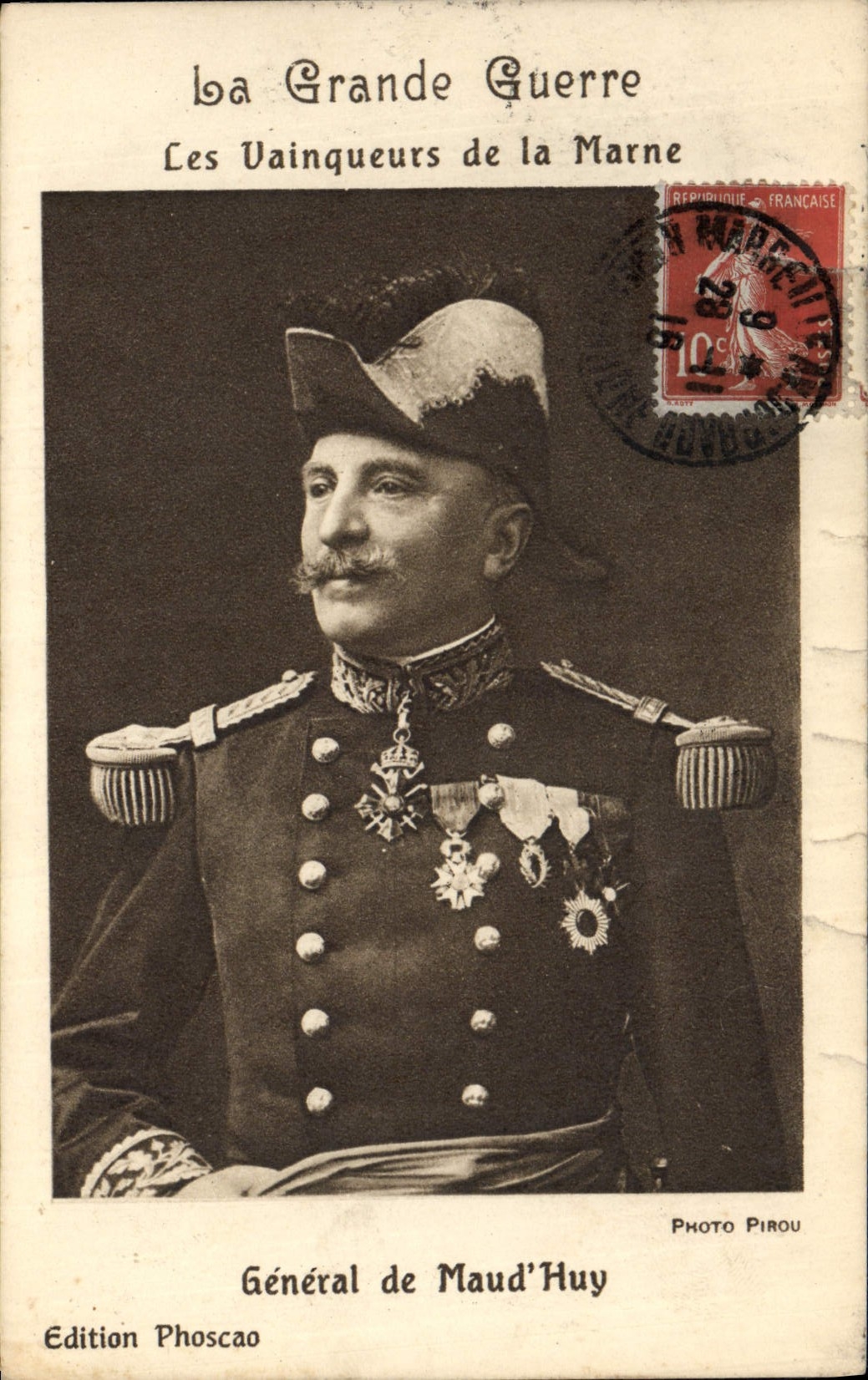 CPA Militaria Vainqueurs de la Marne General de Maud'Huy 