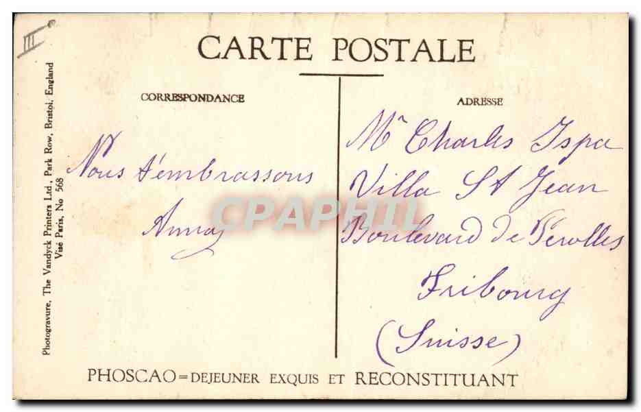 CPA Militaria Vainqueurs de la Marne General de Maud'Huy  — Verso