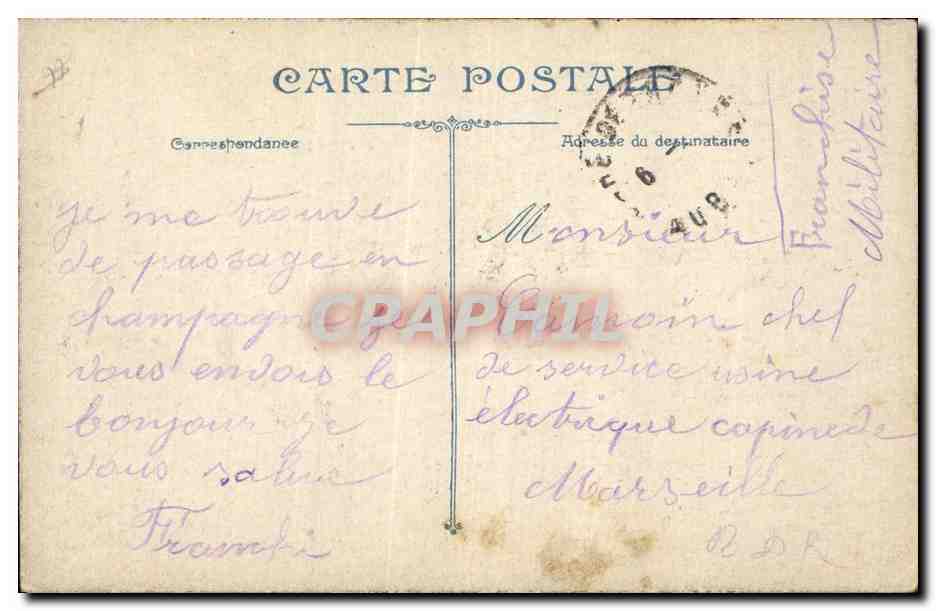 CPA Militaria Albert 1er  — Rückseite