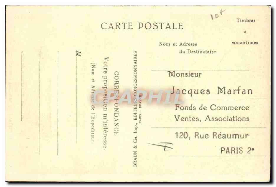 CPA Militaria Portrait du Marechal Lyautey  — Rückseite
