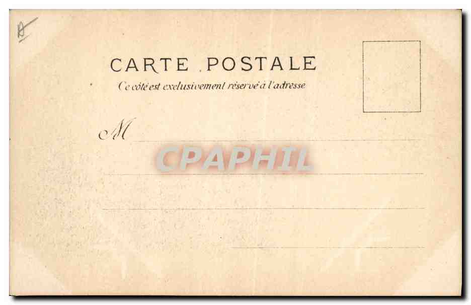 CPA Militaria Le general Hoche Depart des volontaires  — Verso