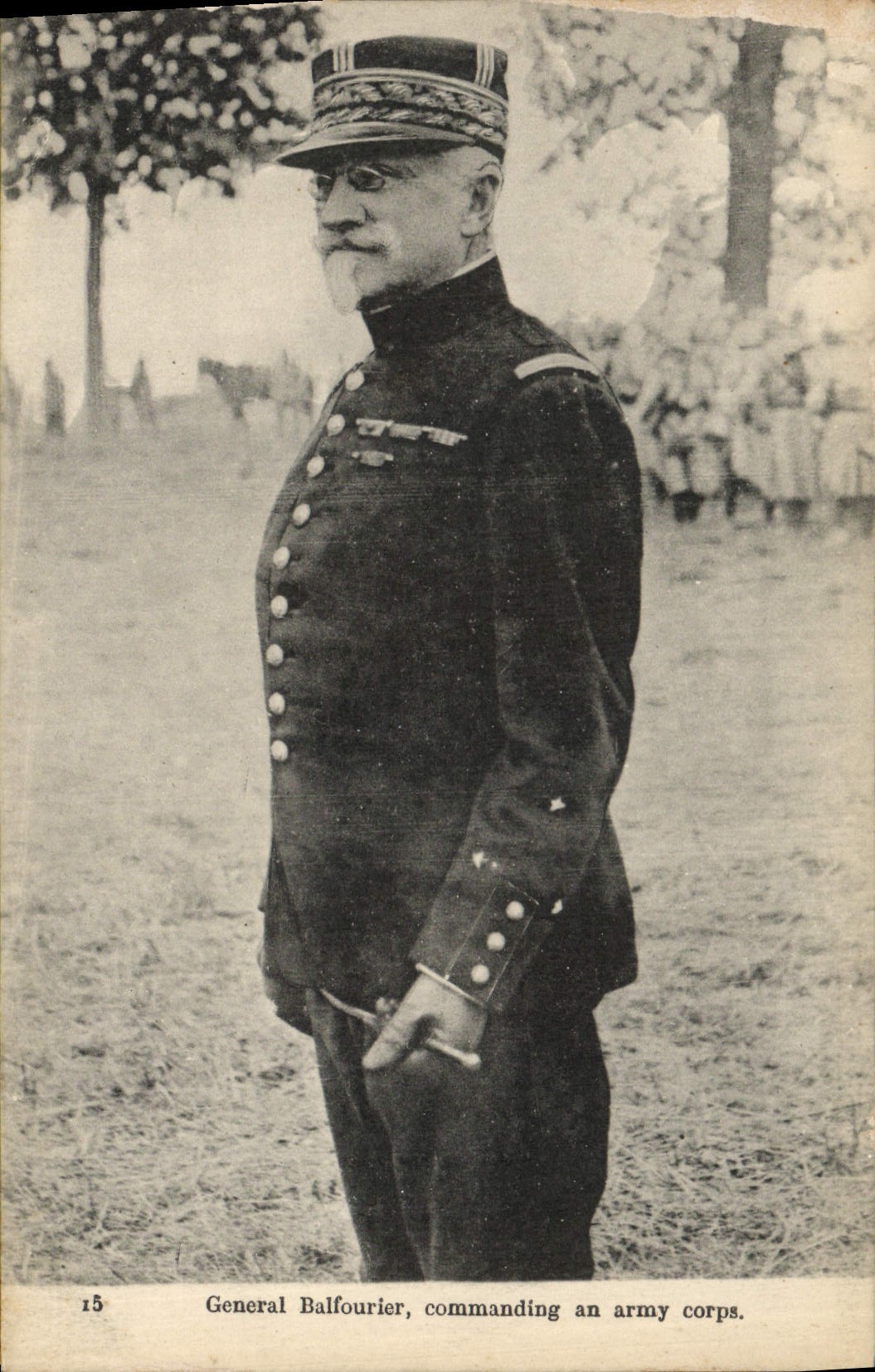 Général Balfourier — commandant un corps d'armée — série 15