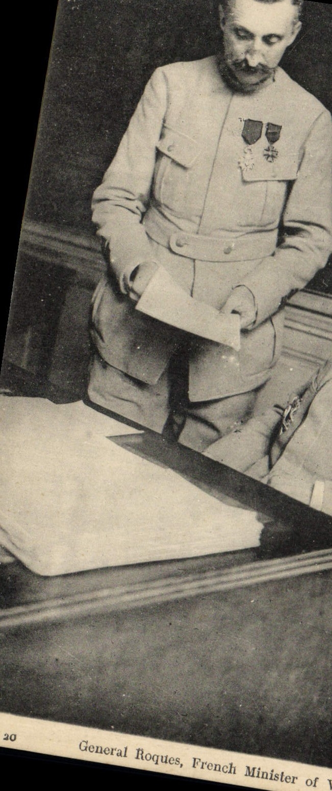 CPA Militaria General Roques French Minister of war 
