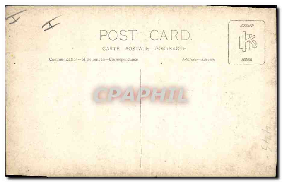 CPA Militaria Soldat Canon  — Rückseite