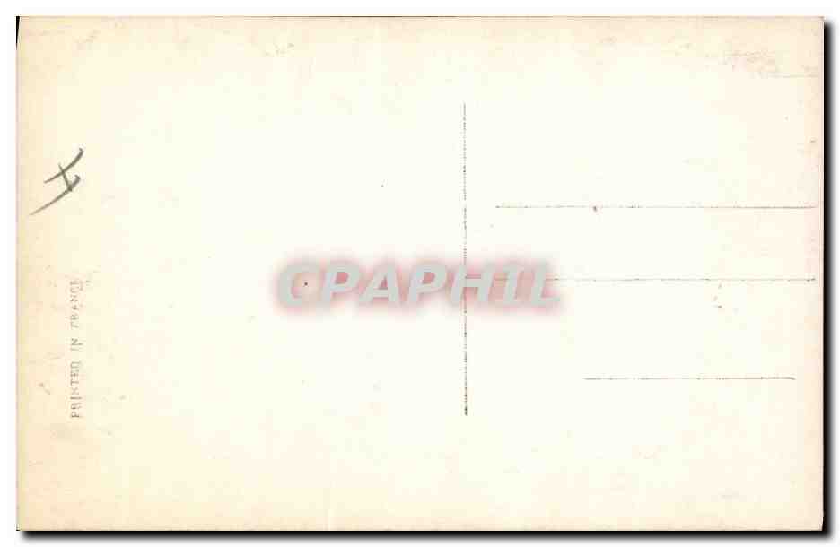 CPA Militaria General French  — Verso