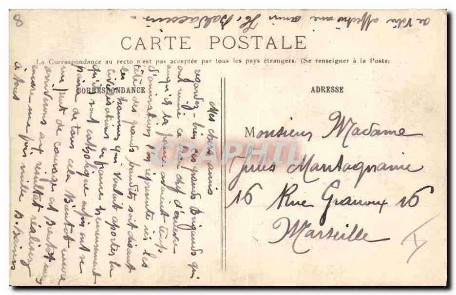 CPA Militaria Les responsables de la destruction de la cathedrale de Reims  — Rückseite