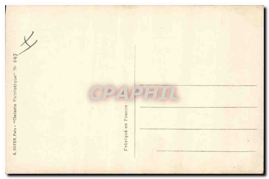 CPA Militaria Sur le versant alsacien des Vosges  — Rückseite