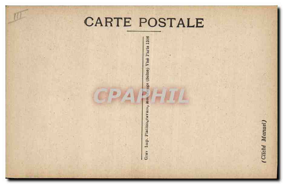 CPA Militaria General Hirschauer  — Verso