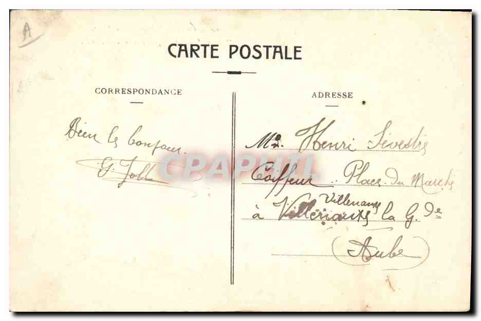 Navire "MANOUBA" — Compagnie Navigation Mixte — 1923 — Reverso