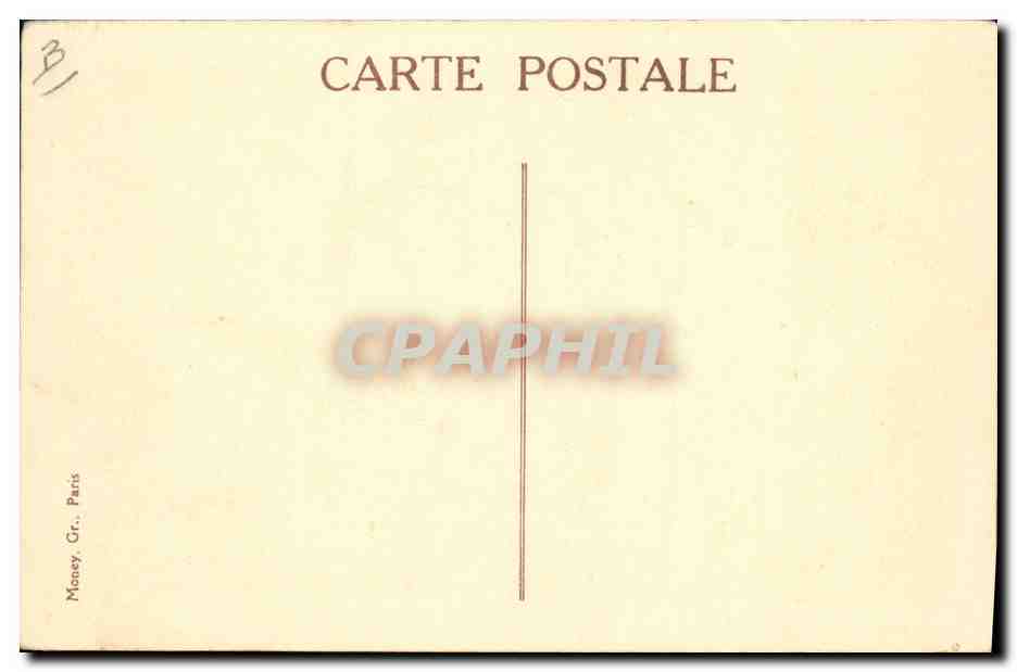 Paquebot "MASSILIA" — Le Salon de thé — Cie de Navigation Sud-Atlantique — Verso