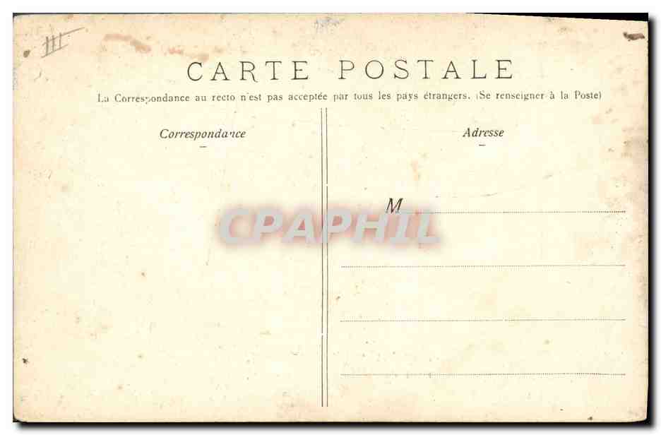 CPA Bateau Compagnie de Navigation Mixte Cie Touache La Marsa  — Back