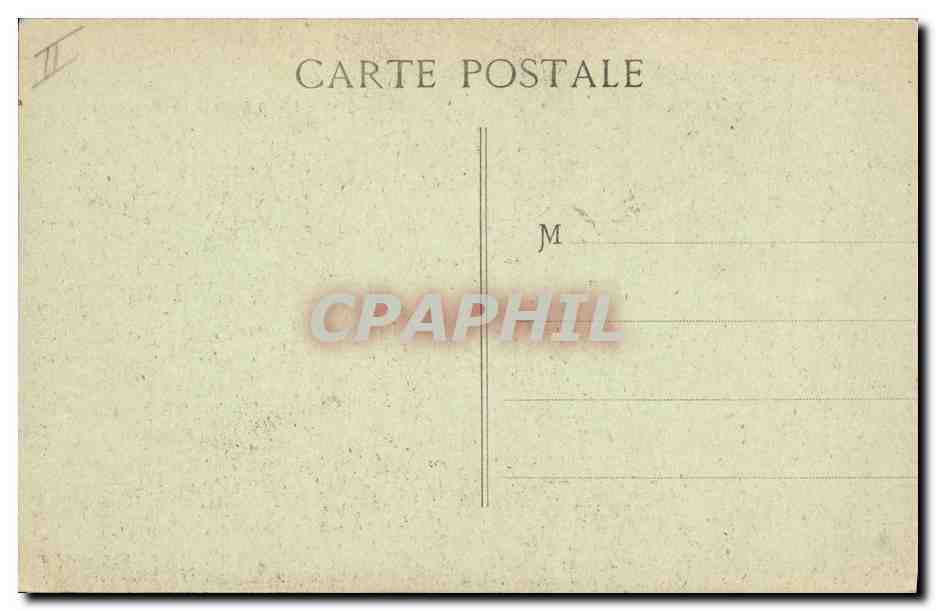 S.S. MANOUBA — Paquebot Français de la Cie Mixte en grosse mer dans le Golfe de Lion — Éditeur : Brimeaud, 34 Rue Marenod, Marseille — Achterkant
