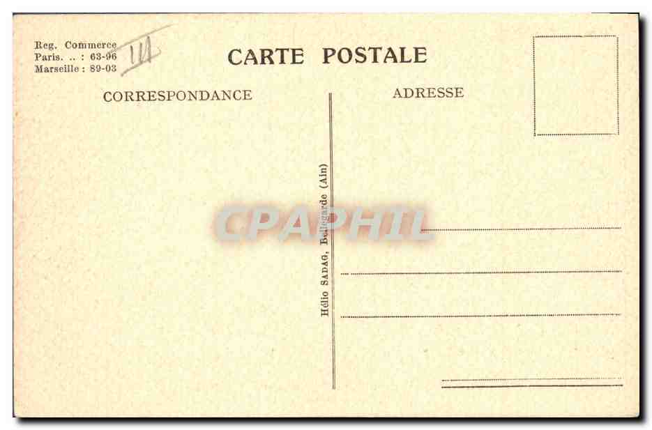 Paquebot à 2 hélices, à turbines "MENDOZA" — Ligne rapide Marseille, Brésil, Plata — S.G.T.M. — Reverso