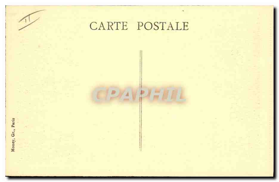 CPA Bateau Cie de Navigation Sud Atlantique Massilia Cabine de 1ere classe  — Verso