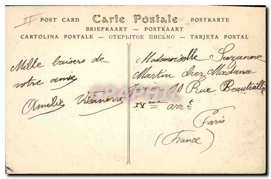 ORAN — Partenza della « Medjerda », Posta — ND Phot — Verso