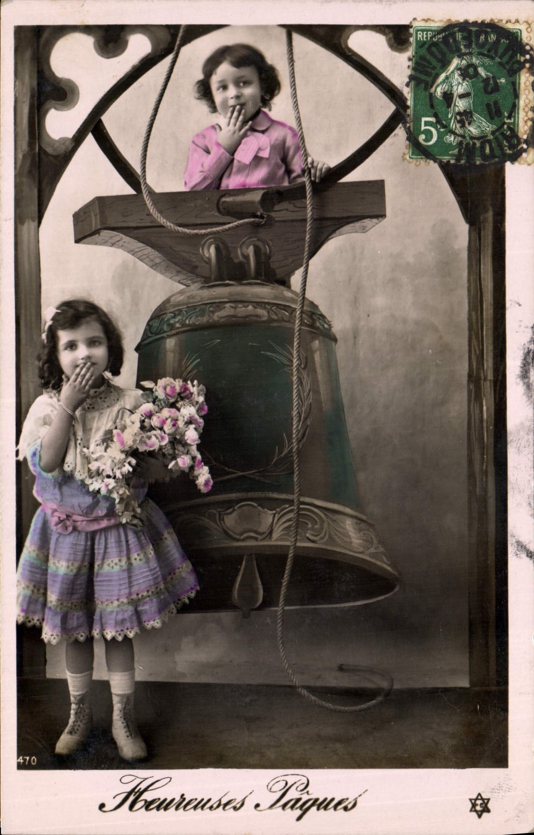 CPA Cloche Enfants 