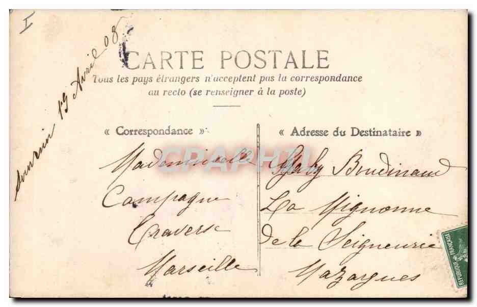 CPA Cloche Enfants  — Rückseite