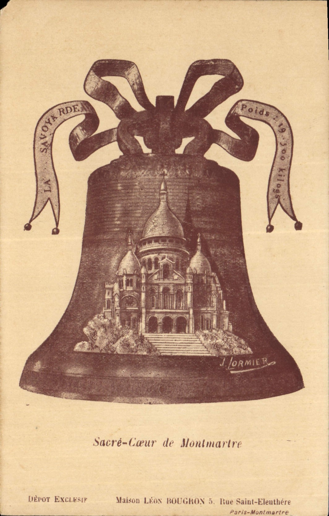 Belle de la Savoyarde — Sacré-Cœur de Montmartre — J. Lormier